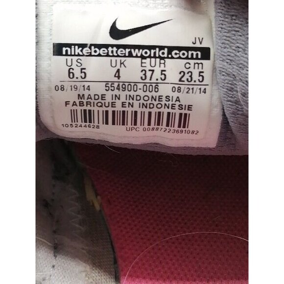 Nike Womens Sneakers Revolution 2 Gray Pink‎ Lace Up Running Shoe Padded 6.5 - Picture 10 of 10